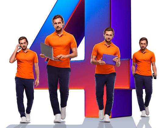 Великолепная четверка Ростелеком в&nbsp;деревня Новоселы (Красноярский край)